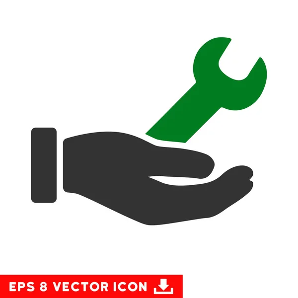 Schraubenschlüssel Service Hand Vektor eps Symbol — Stockvektor