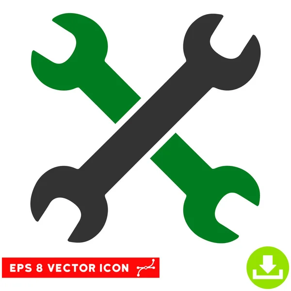 Schraubenschlüssel Vektor eps Symbol — Stockvektor