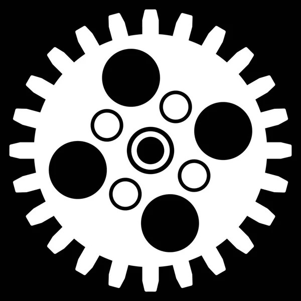 Cogwheel Flat Icon — Stock Vector