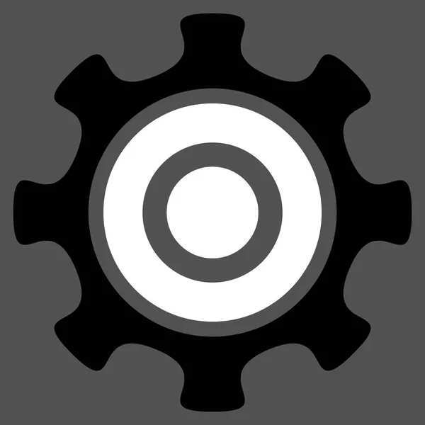 Cogwheel Flat Icon — Stock Vector