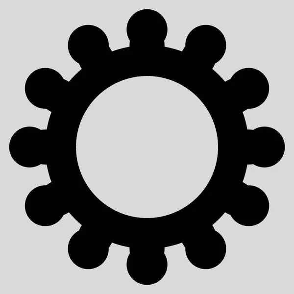 Kogge platte pictogram — Stockvector