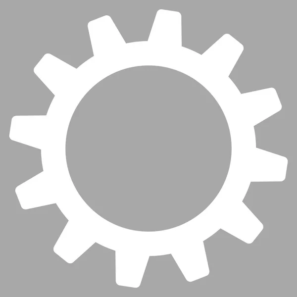 Cogwheel Icono plano — Archivo Imágenes Vectoriales