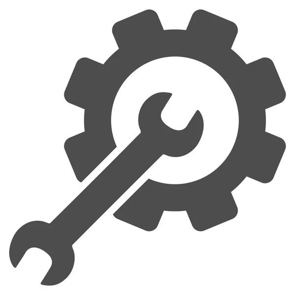 Herramientas de configuración Icono plano — Vector de stock