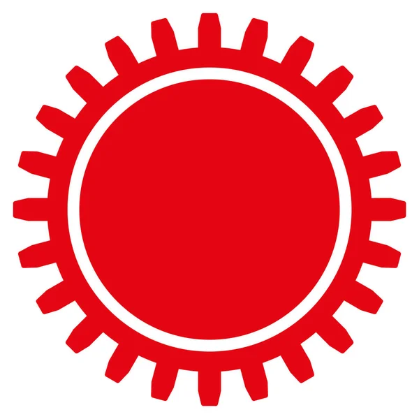 Cogwheel Icono plano — Archivo Imágenes Vectoriales