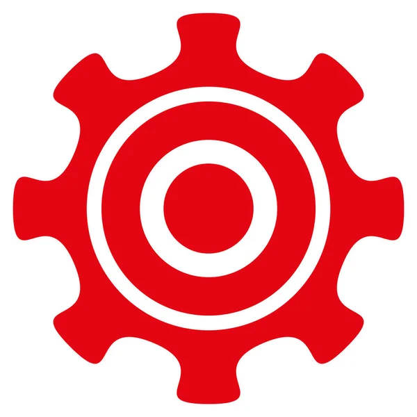 Cogwheel Flat Icon — Stock Vector