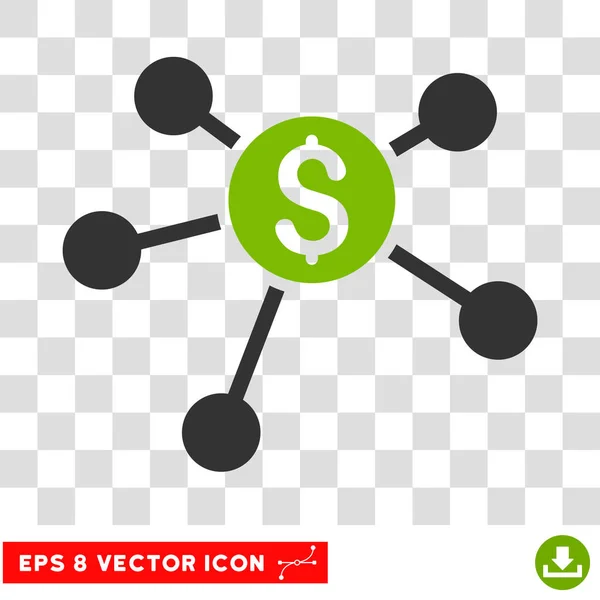 Sucursales bancarias Vector Eps icono — Vector de stock