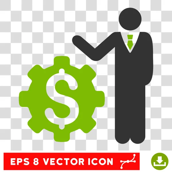 Businessman Options Vector Eps Icon — Stock Vector