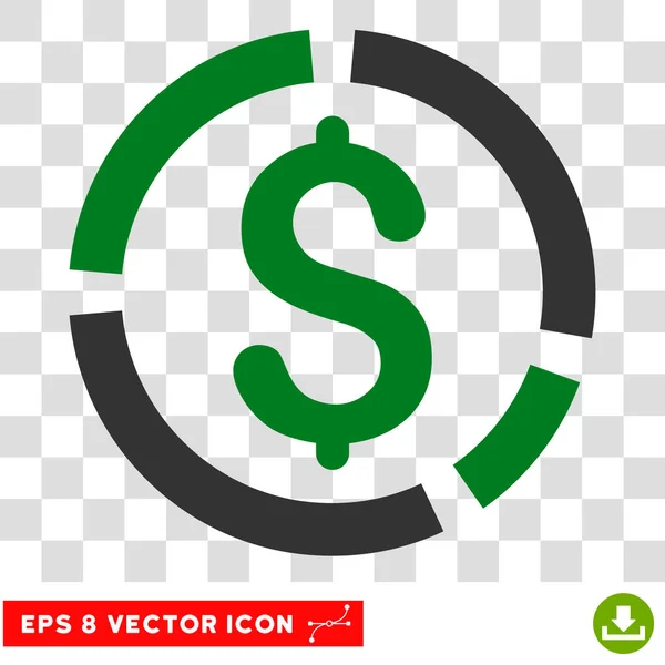Finanzdiagramm-Vektor eps-Symbol — Stockvektor