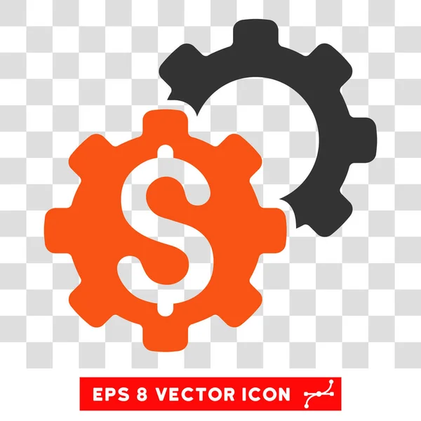 Paramètres bancaires Icône Eps vectorielle — Image vectorielle