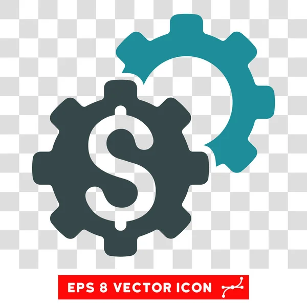 Bank-Einstellungen Vektor eps-Symbol — Stockvektor