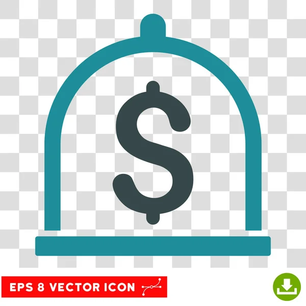 Dollar-Einzahlungsvektor eps-Symbol — Stockvektor