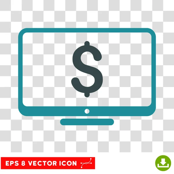 Surveillance financière Vecteur Eps Icône — Image vectorielle