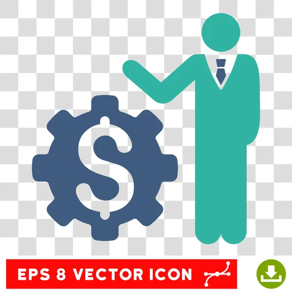 Businessman Options Vector Eps Icon — Stock Vector