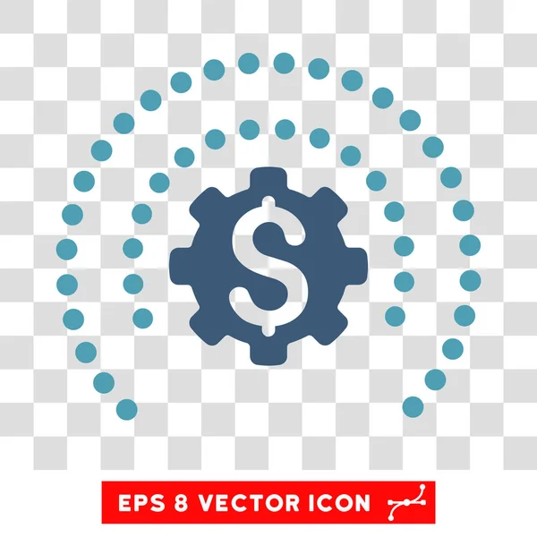 Векторная икона защиты финансовой индустрии — стоковый вектор