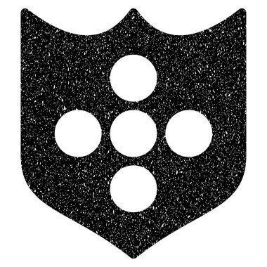 Kalkan grenli doku simgesi