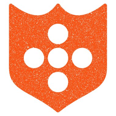 Kalkan grenli doku simgesi