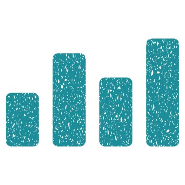 Çubuk grafik grenli doku simgesi