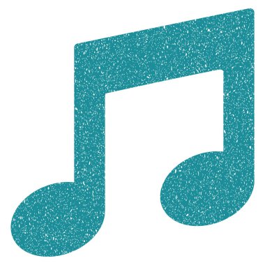 Müzik notlar grenli doku simgesi