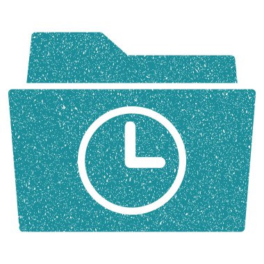 Geçici klasör grenli doku simgesi