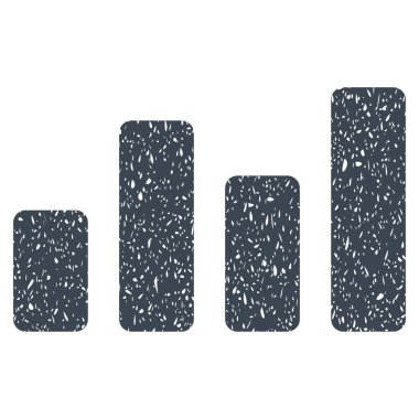 Çubuk grafik grenli doku simgesi