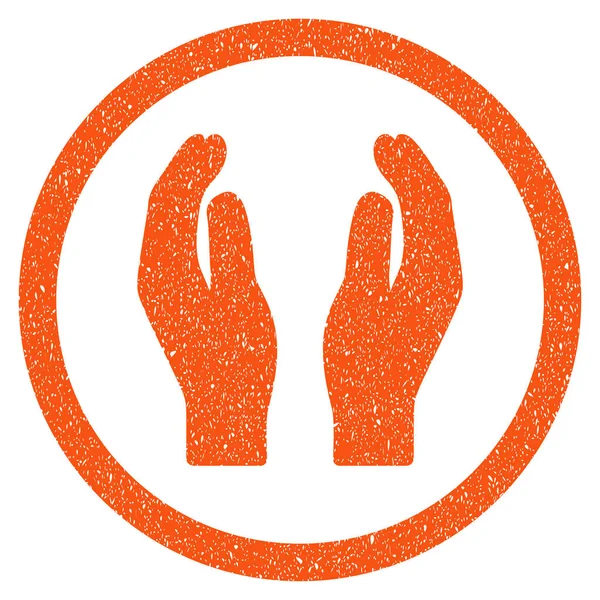 Икона "Руки зернистые текстуры" — стоковый вектор