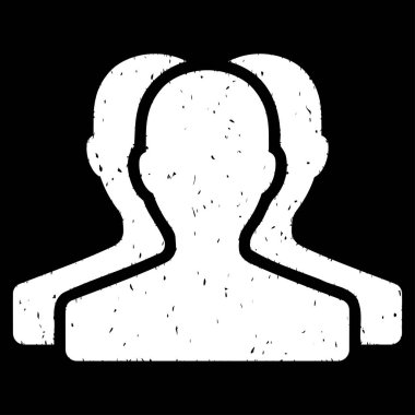 Müşteri grubu grenli doku simgesi