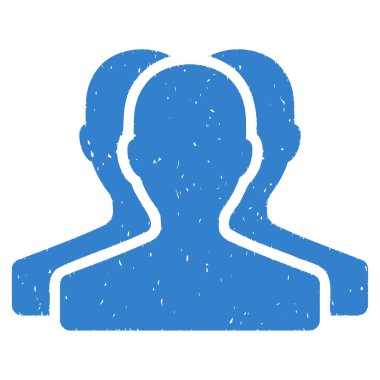 Müşteri grubu grenli doku simgesi