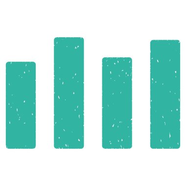 Çubuk grafik grenli doku simgesi