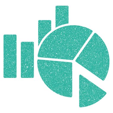 İstatistik grenli doku simgesi