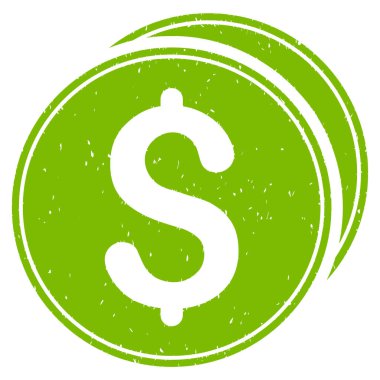 Dolar paraları grenli doku simgesi