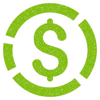 Doları diyagramı grenli doku simgesi