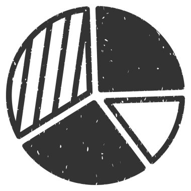 Pasta grafiği grenli doku simgesi