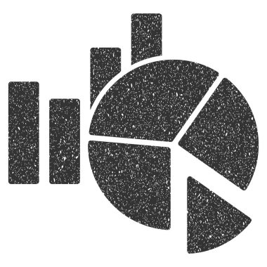 İstatistik grenli doku simgesi