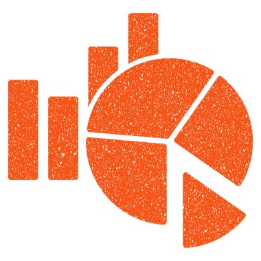 İstatistik grenli doku simgesi