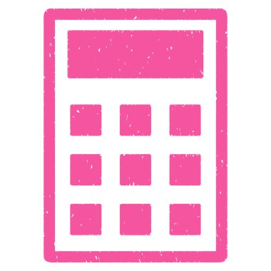 Hesap makinesi grenli doku simgesi