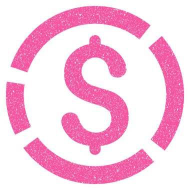 Doları diyagramı grenli doku simgesi