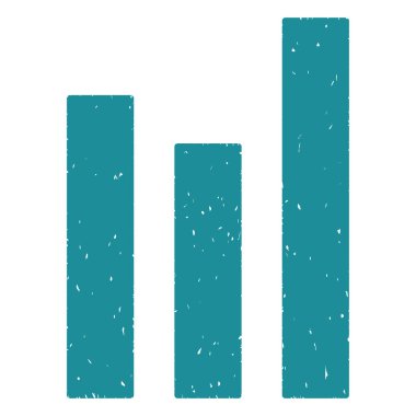 Çubuk grafik grenli doku simgesi