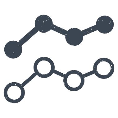 Eğilimleri grenli doku simgesi
