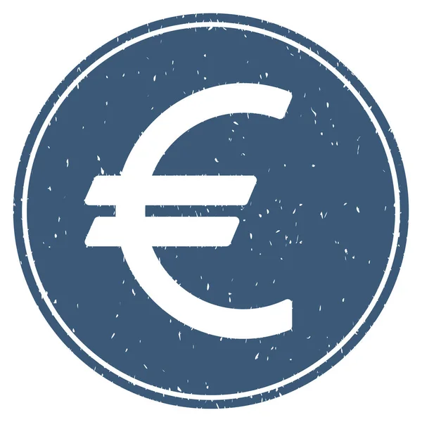 Икона граненой текстуры евро — стоковый вектор
