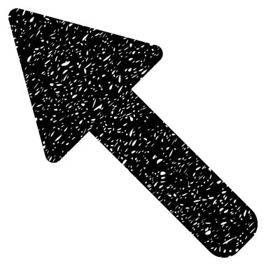 Sol yukarı ok grenli doku simgesi