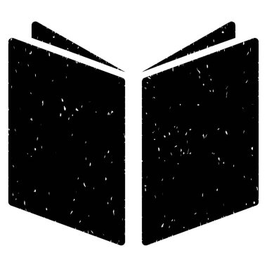 Açık kitap grenli doku simgesi