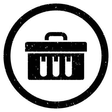 Çözümleme kutusu grenli simgesi yuvarlak