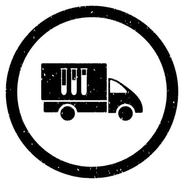 Analiz teslim grenli simgesi yuvarlak