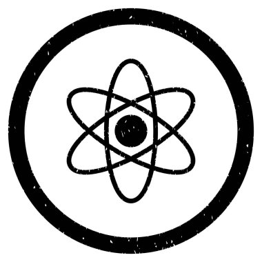 Atom grenli simgesi yuvarlak