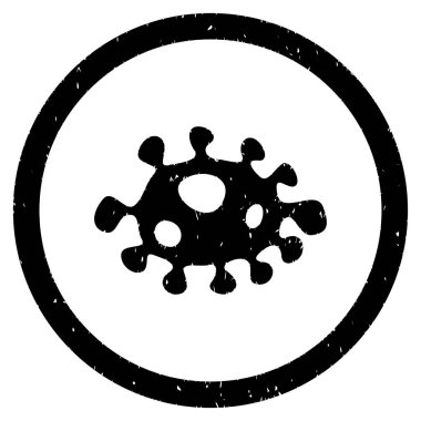 Bakteri grenli simgesi yuvarlak