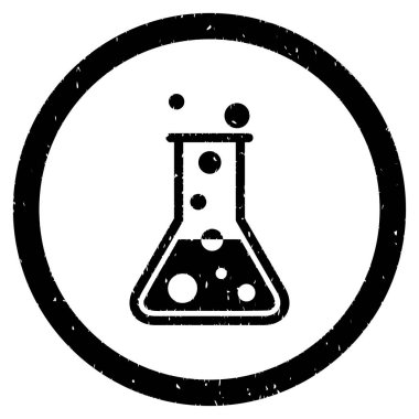 Sıvı şişesi kaynar yuvarlak grenli simgesi