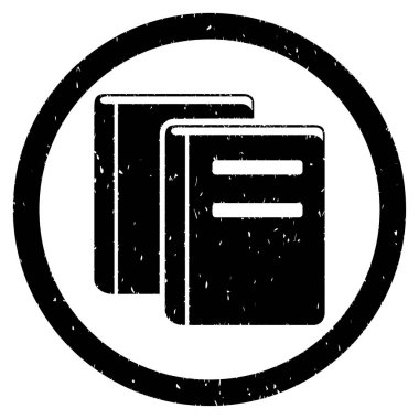 Kitaplar grenli simgesi yuvarlak