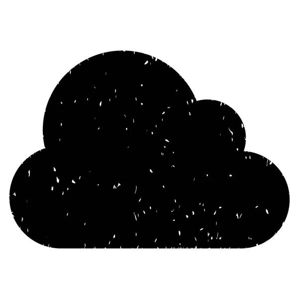 Ícone de textura granulada de nuvem — Vetor de Stock