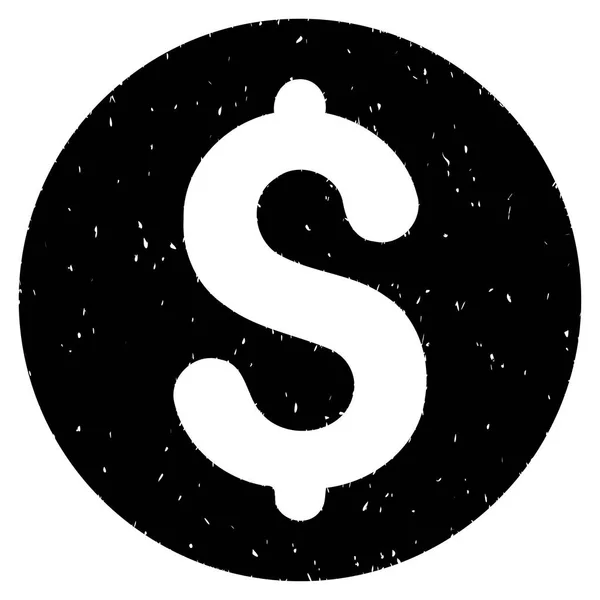 Icona della texture granulosa della moneta — Vettoriale Stock