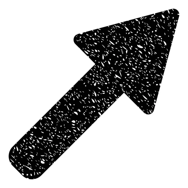Pfeil nach oben körniges Textur-Symbol — Stockvektor